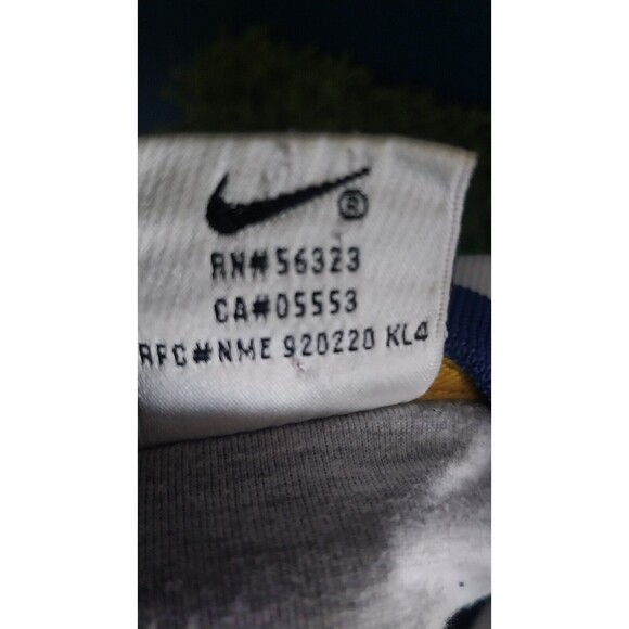 Rare 90s Vintage Nike Nylon Y2K Varsity Vest White Red Tag Large Big Swoosh - Picture 5 of 6